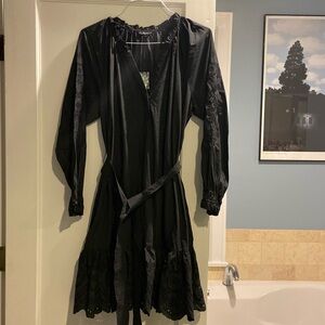 NWT Rails Black Eyelet Dress, size large